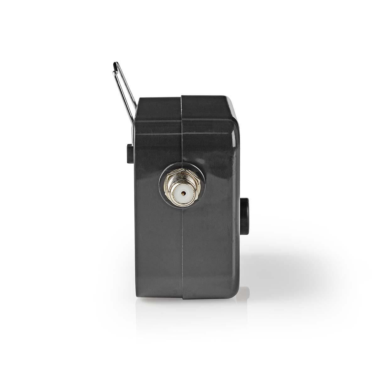Nedis Satellite Signal Strength Meter | 950-2400 MHz | Input sensitivity: 83 dB | Output level: 102 dBuV | Black