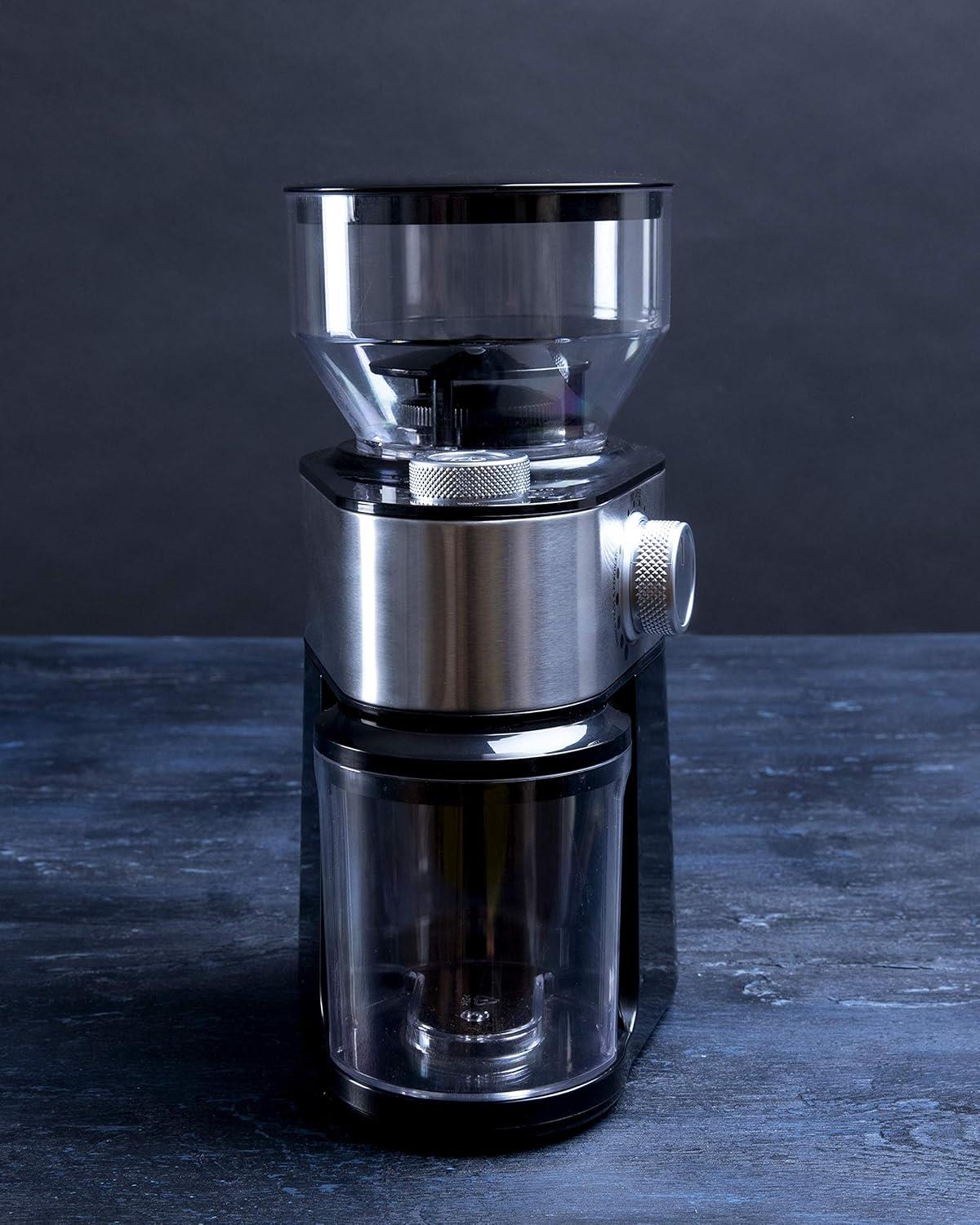 Gastronoma Barista Electric Burr Coffee Grinder - Adjustable with 12 Precise Grind Settings for 12 Cups - Professional Coffee Bean Grinder