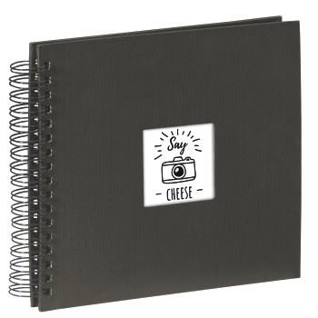 Hama Fine Art Spiralbound Photo Album, 28cm x 24cm 50, Black