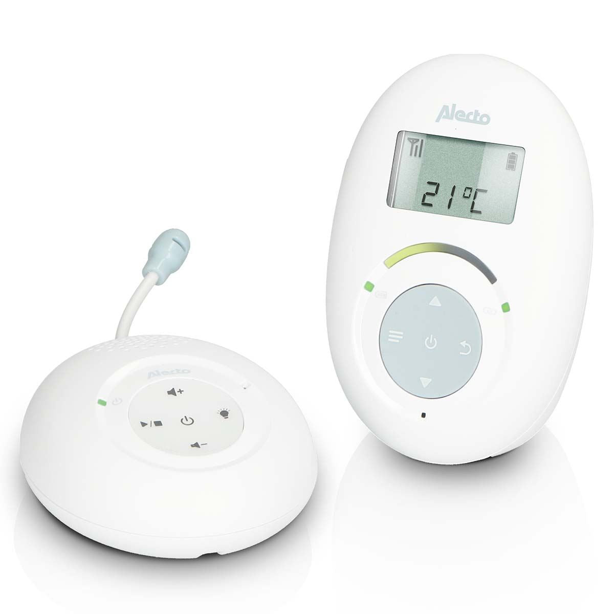 Alecto DBX120 Full Eco Audio DECT Baby Monitor White / Blue