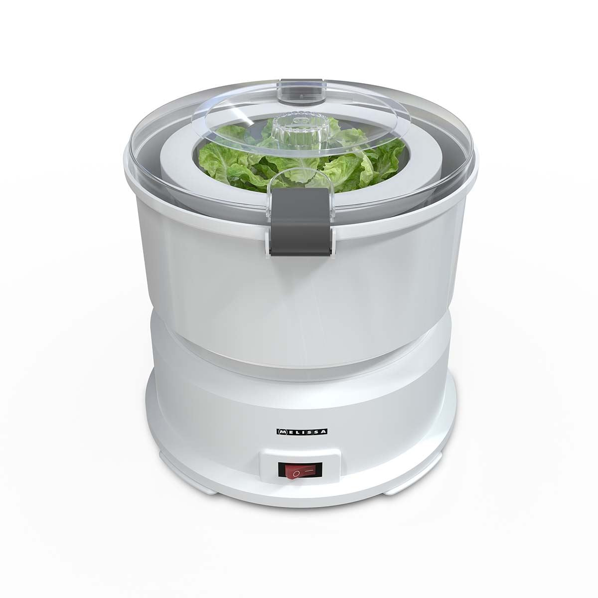 MELISSA 85W Electric Potato Peeler Machine 1KG Potato Rumbler Electric with Container for Peeling Potatoes and Spin Drier Salad/Vegetables to Remove Excess Water