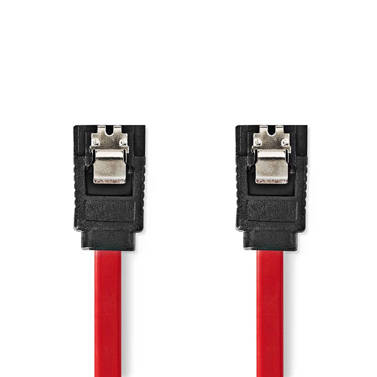 Nedis SATA Cable | 3 Gbps | SATA 7-Pin Female | SATA 7-Pin Female | Nickel Plated | 0.50 m | Flat | PVC | Red | Box
