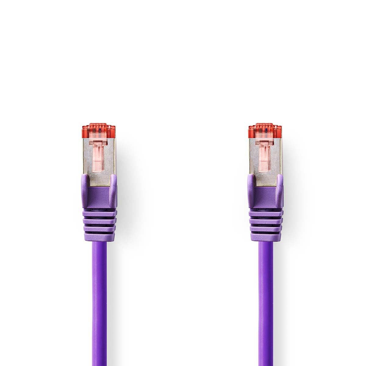 Nedis CAT6 Cable | RJ45 Male | RJ45 Male | S/FTP | 5.00 m | Round | LSZH | Violet