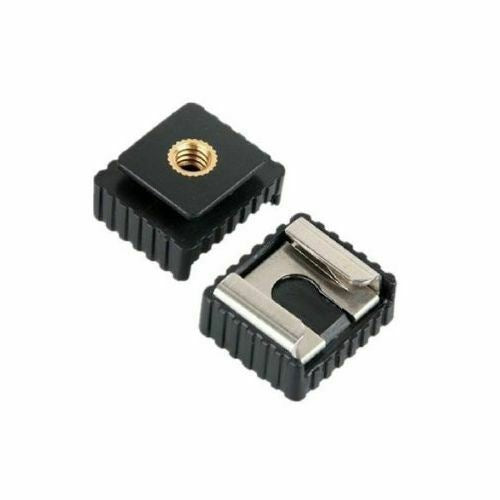 Ex-Pro Flash Hot Shoe Mount Adapter to 1/4" Thread for Studio Light Stand Tripod