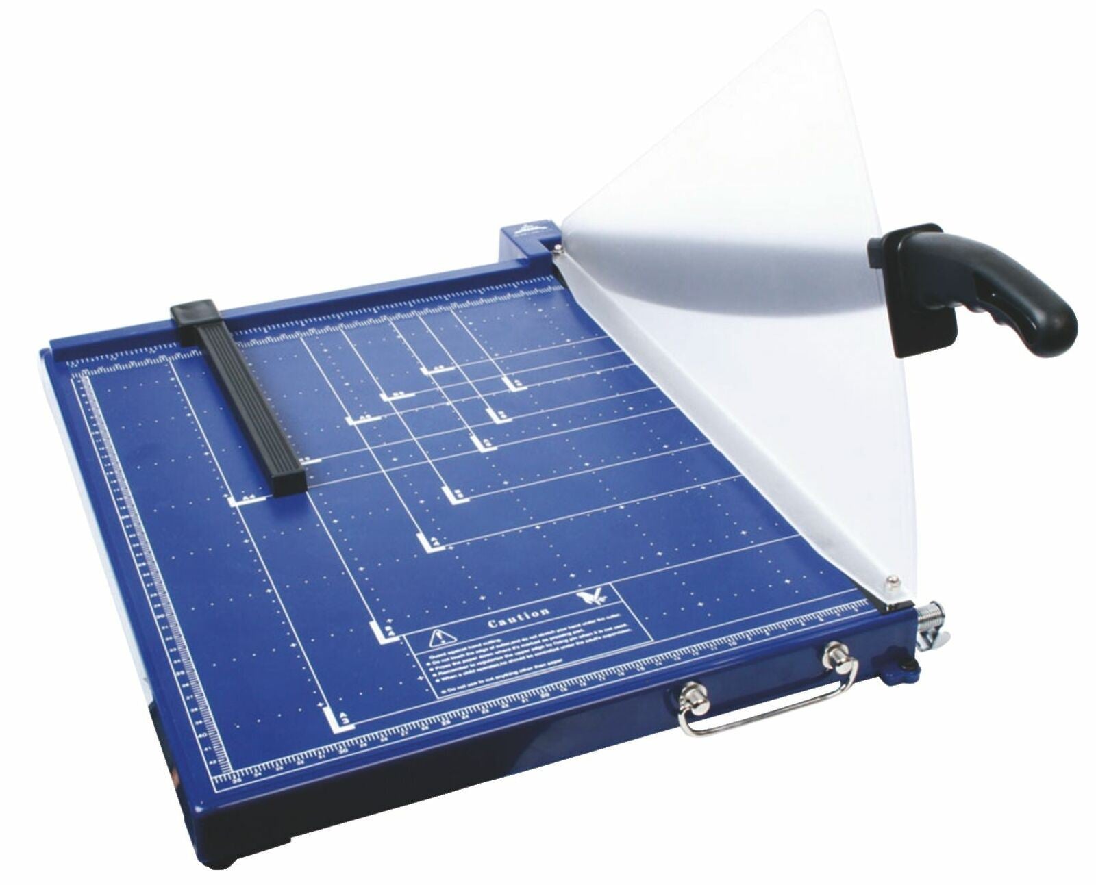 Nedis Paper Cutting Guillotine Machine ideal for Office, Crafting, Photo's etc Max. cutting size: 297 x 420 mm | Metal | Black / Blue