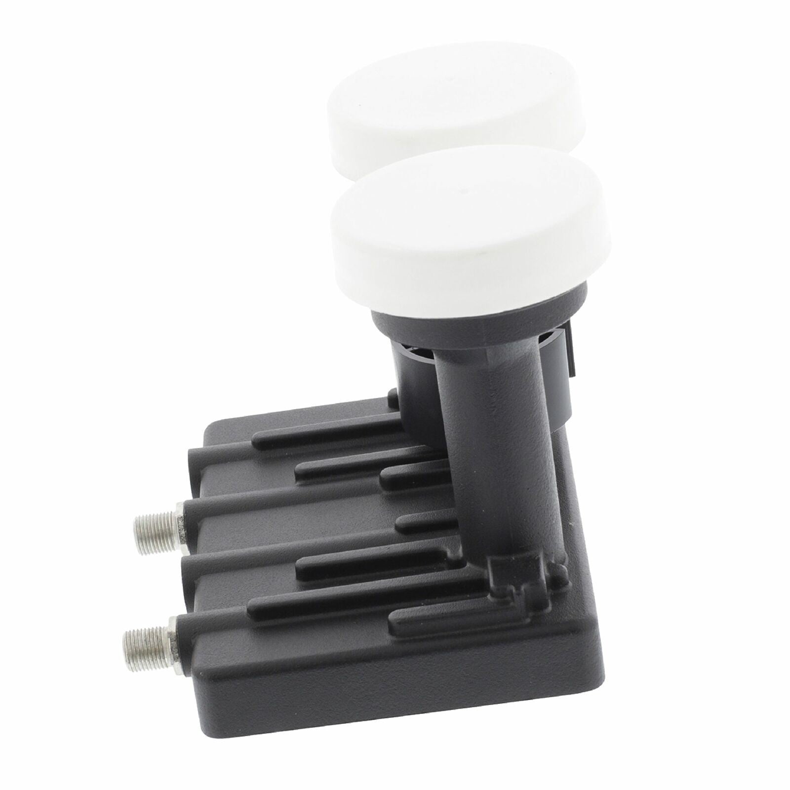 Nedis LNB Twin Monoblock 6.0° 2x F-Connector Gain 0.85 dB - Black