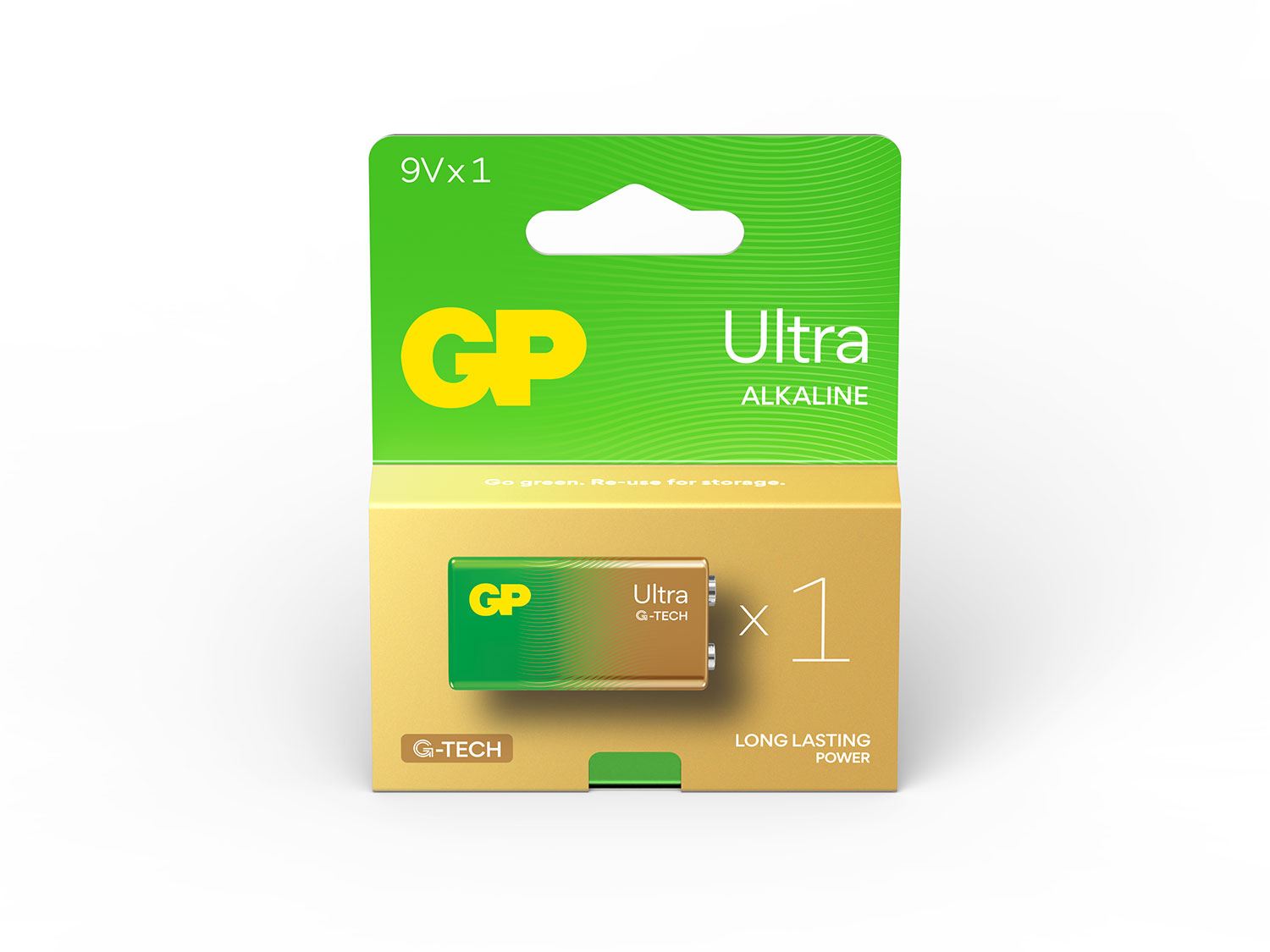 Gp PP3 Battery Alkaline 9V - 1 Pack