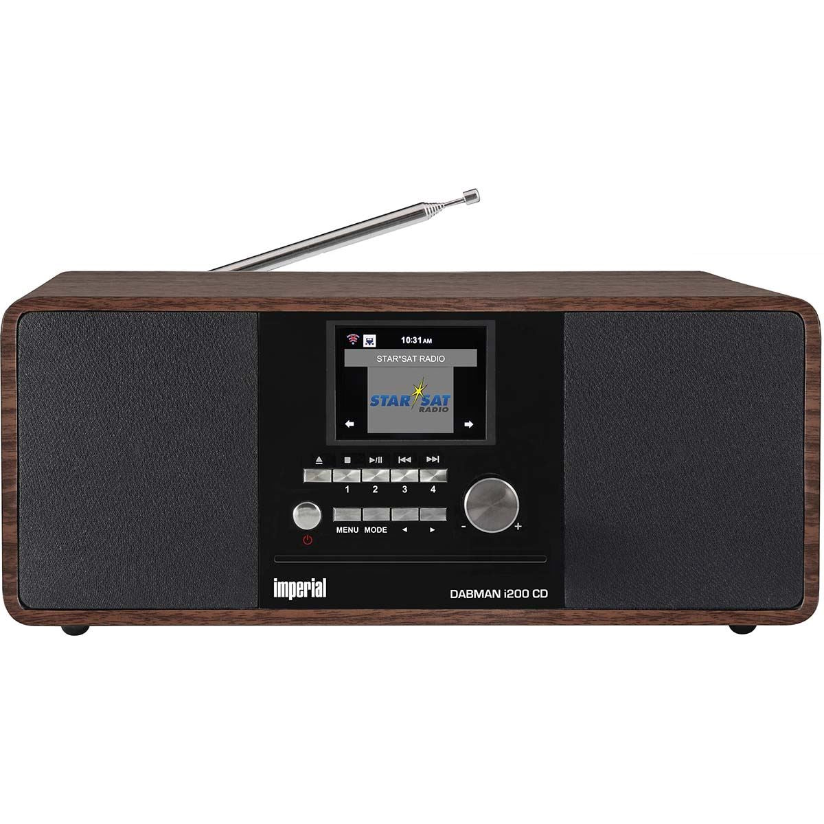 Imperial DABMAN i200 CD Multifunctional Radio DAB+ / FM / Internet / Bluetooth Wood Look