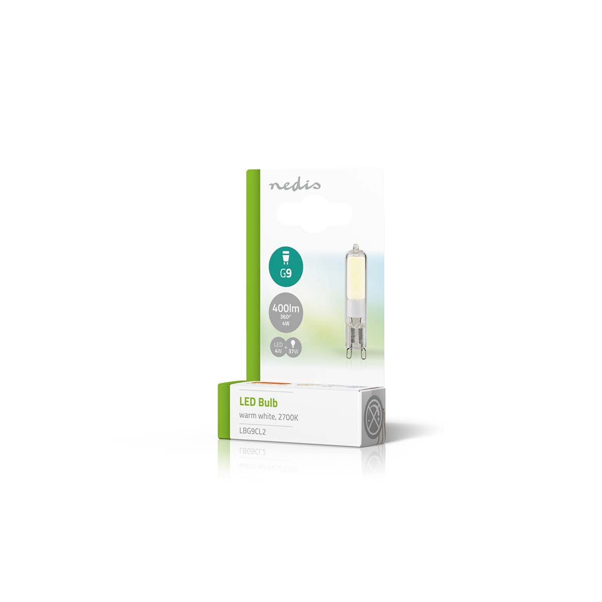 Nedis LED Lamp G9 | 4 W | 400 lm | 2700 K | Warm White | Number of lamps in packaging: 1 pcs