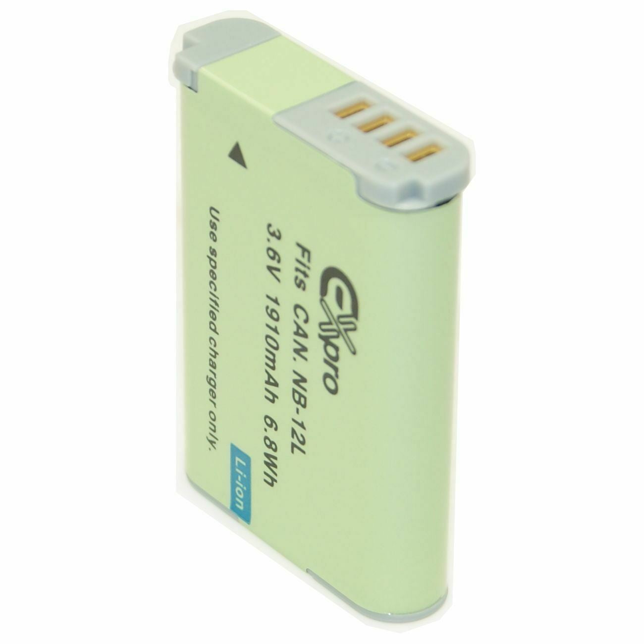 Ex-Pro Canon NB-12L NB12L Canon Li-on Digital Camera Battery