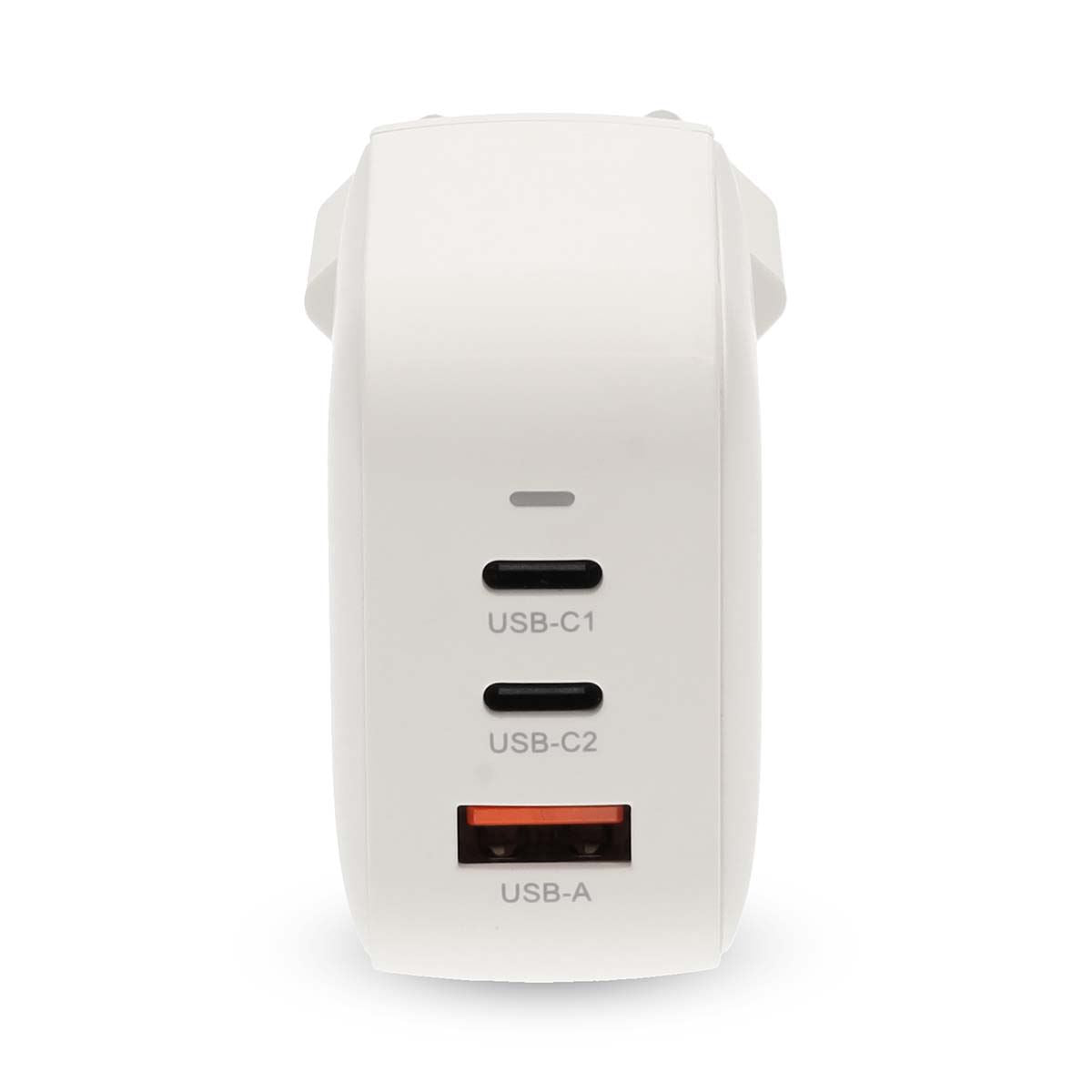 Nedis EU Euro Travel Wall Charger | 70 W | GaN | PD3.0 | Quick charge feature | 1.5 / 2.25 / 2.5 / 3.0 / 3.5 A | Number of outputs: 3 | USB-A / 2x USB-C™ | Automatic Voltage Selection | White