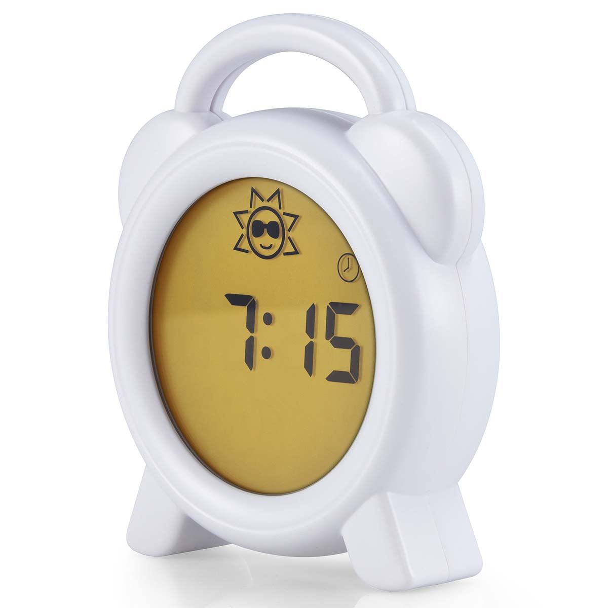 Alecto Childrens Sleep Trainer & Night Lamp Light / Alarm Clock White