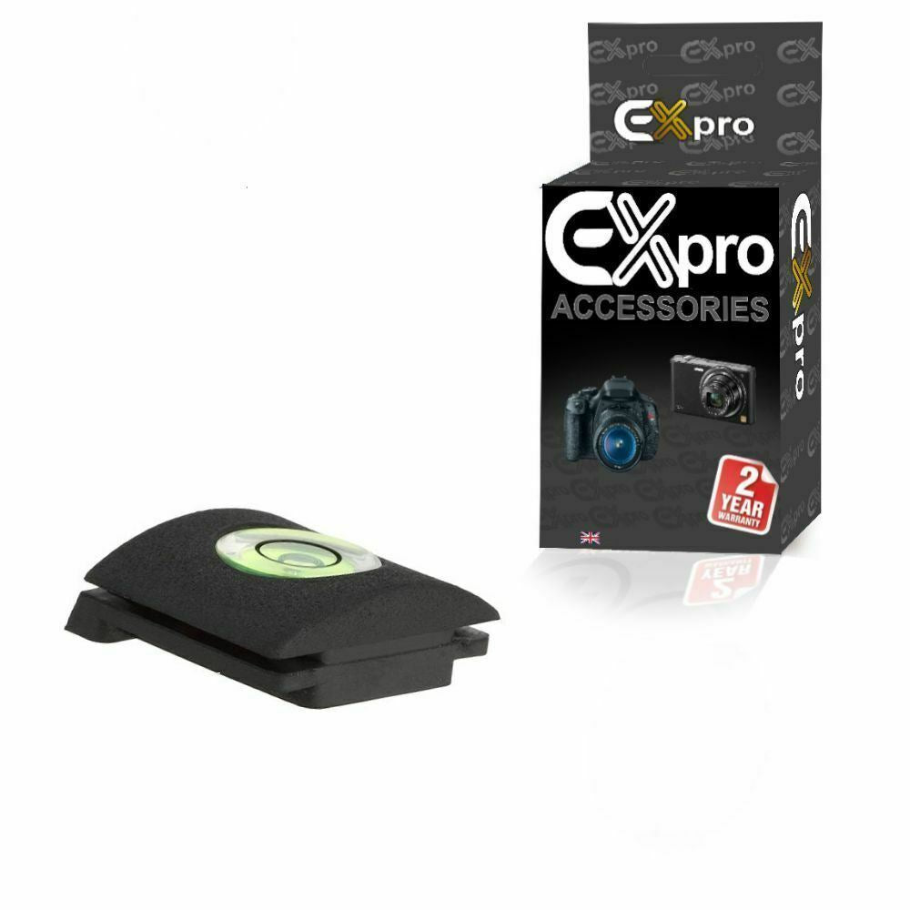 Ex-Pro Pentax Hot Shoe Cover with Easy view bubble level [See description for models]
