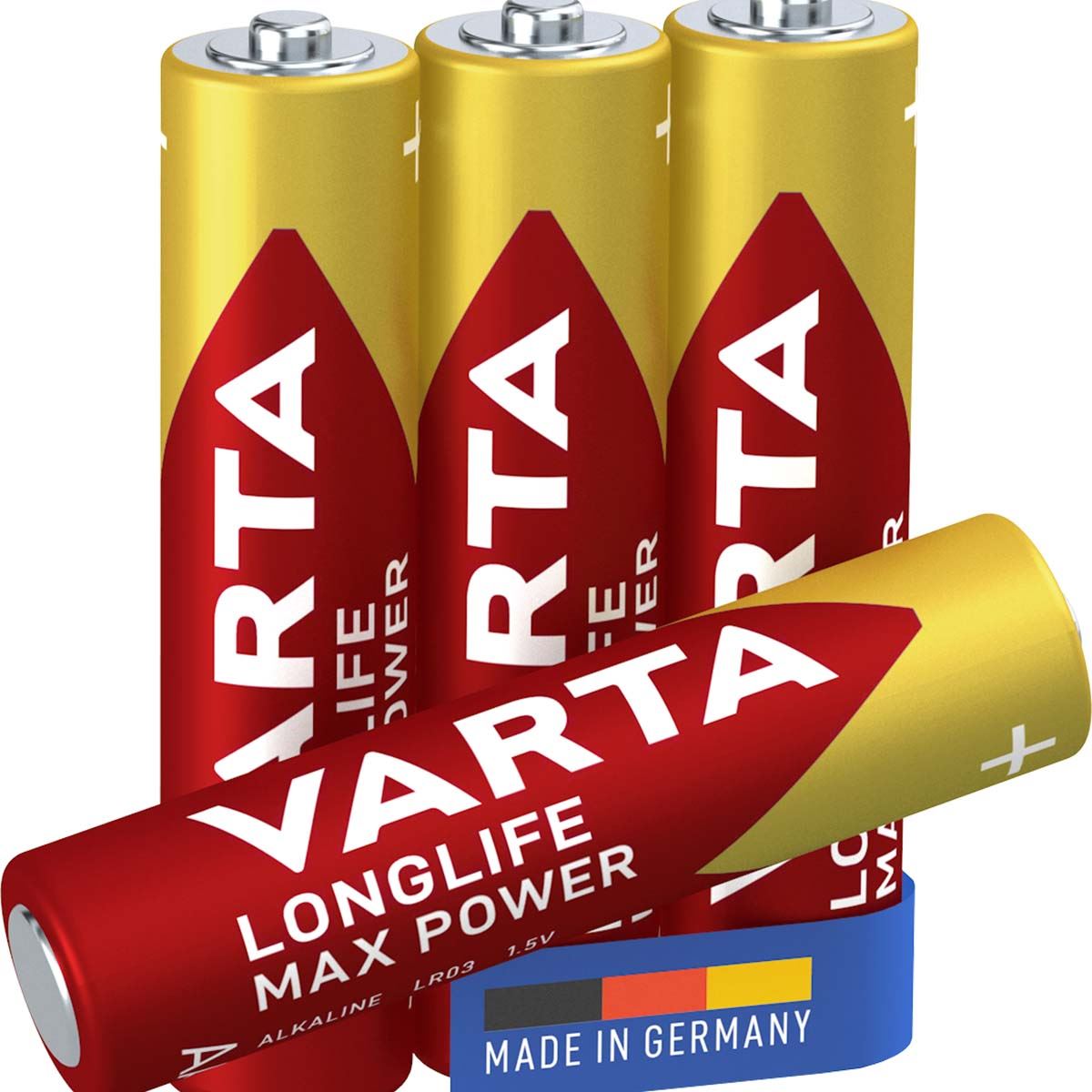 Varta Alkaline Battery AAA 1.5 V Max Tech 4-Blister