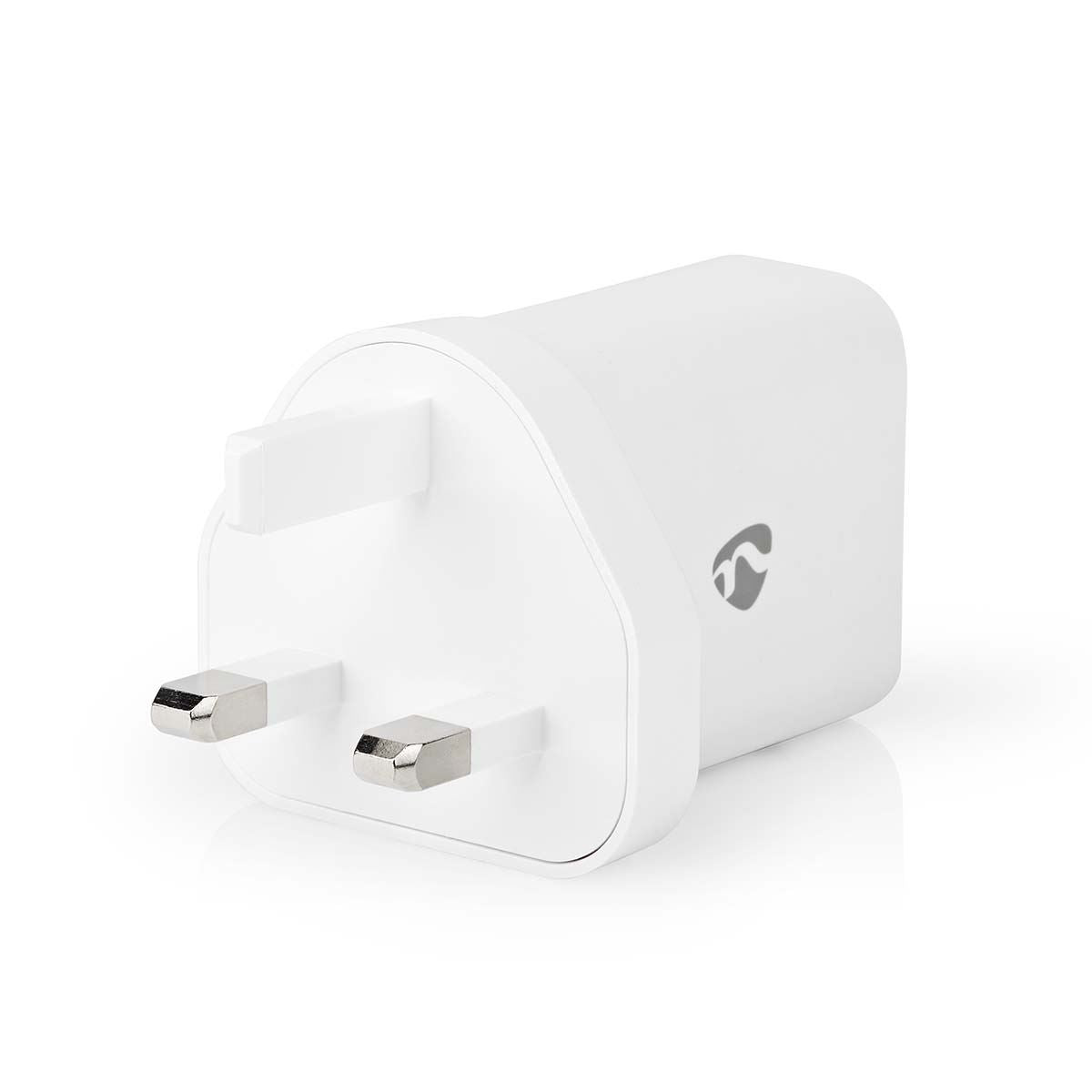 Nedis Wall Charger | 20 W | PD3.0 20W | Quick charge feature | 1.67 / 2.22 / 3.0 A | Number of outputs: 1 | USB-C™ | Automatic Voltage Selection | White