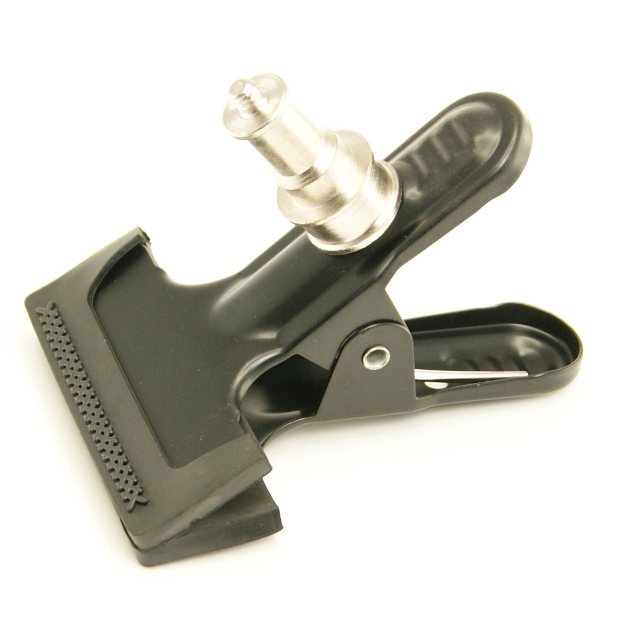 Ex-Pro Studio Background Clip 45mm Metal Grip with Rubber Protective Cover & Spigot / 1/4" Thread