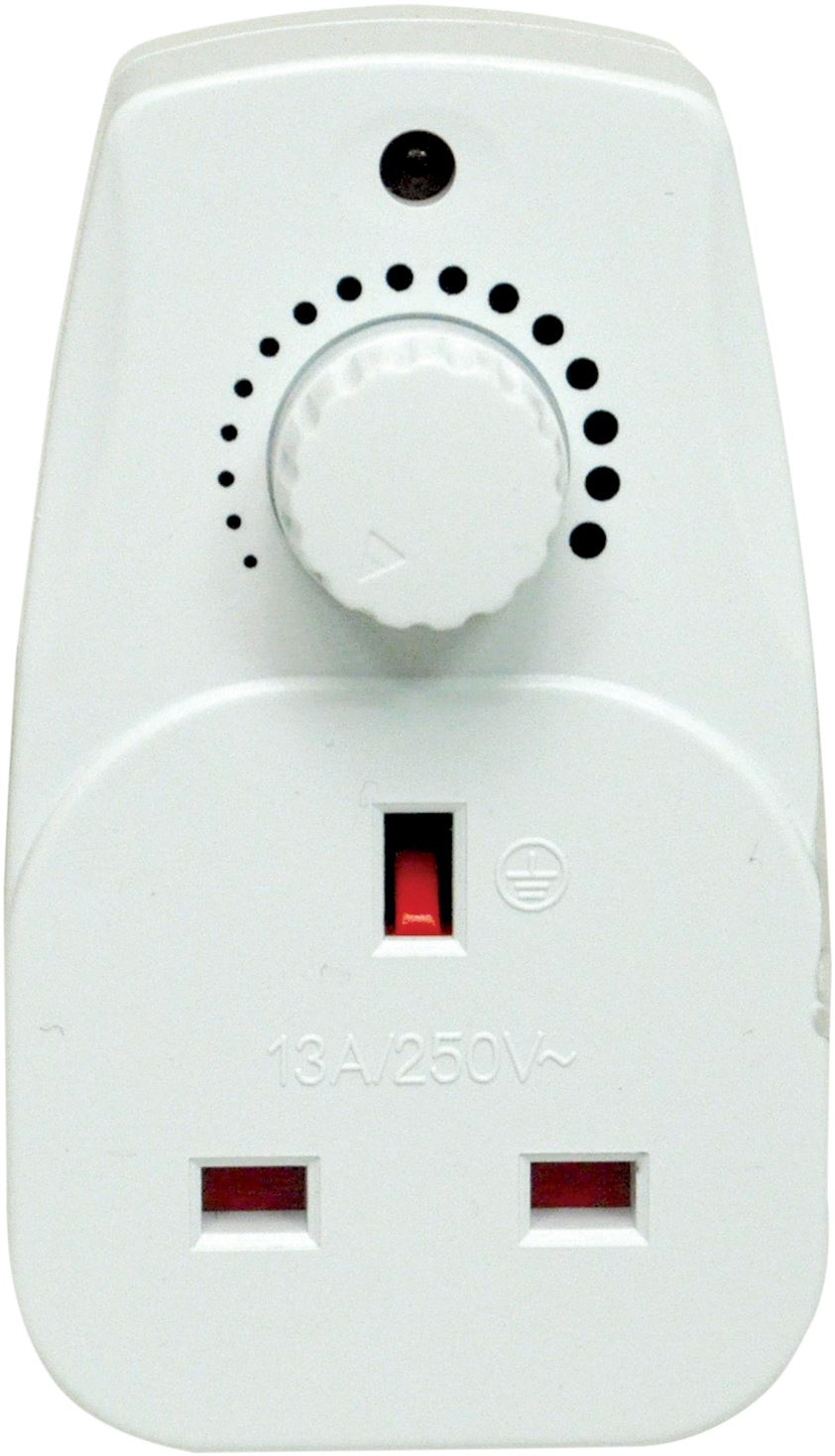 Adjustable Lamp Light Dimmer Switch 13A Wall Plug In Brightness Control