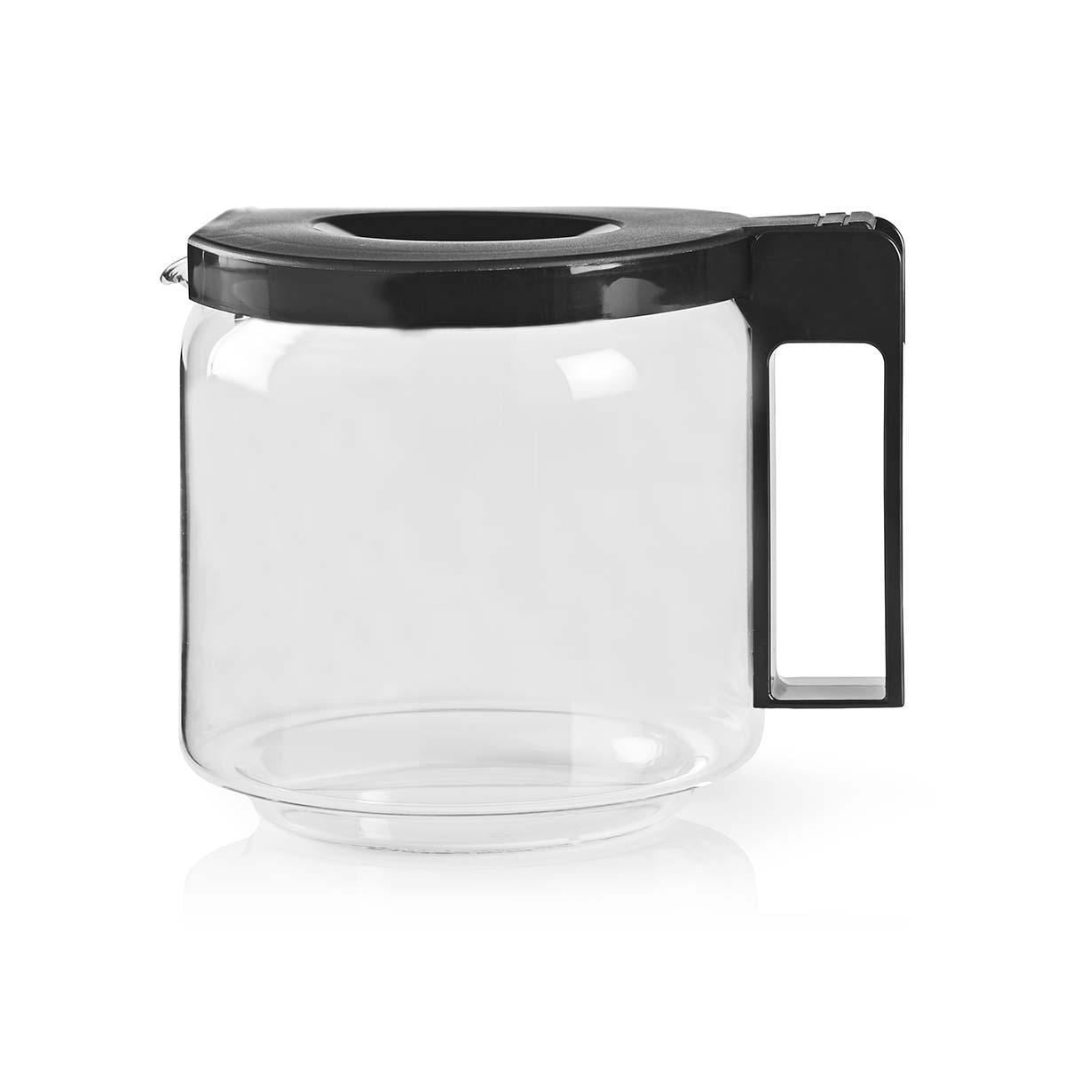 Nedis Glass Coffee Jug | Compatible with: Moccamaster CD / GCS / KBG / Excellent 10SN | 1.25 l | Black