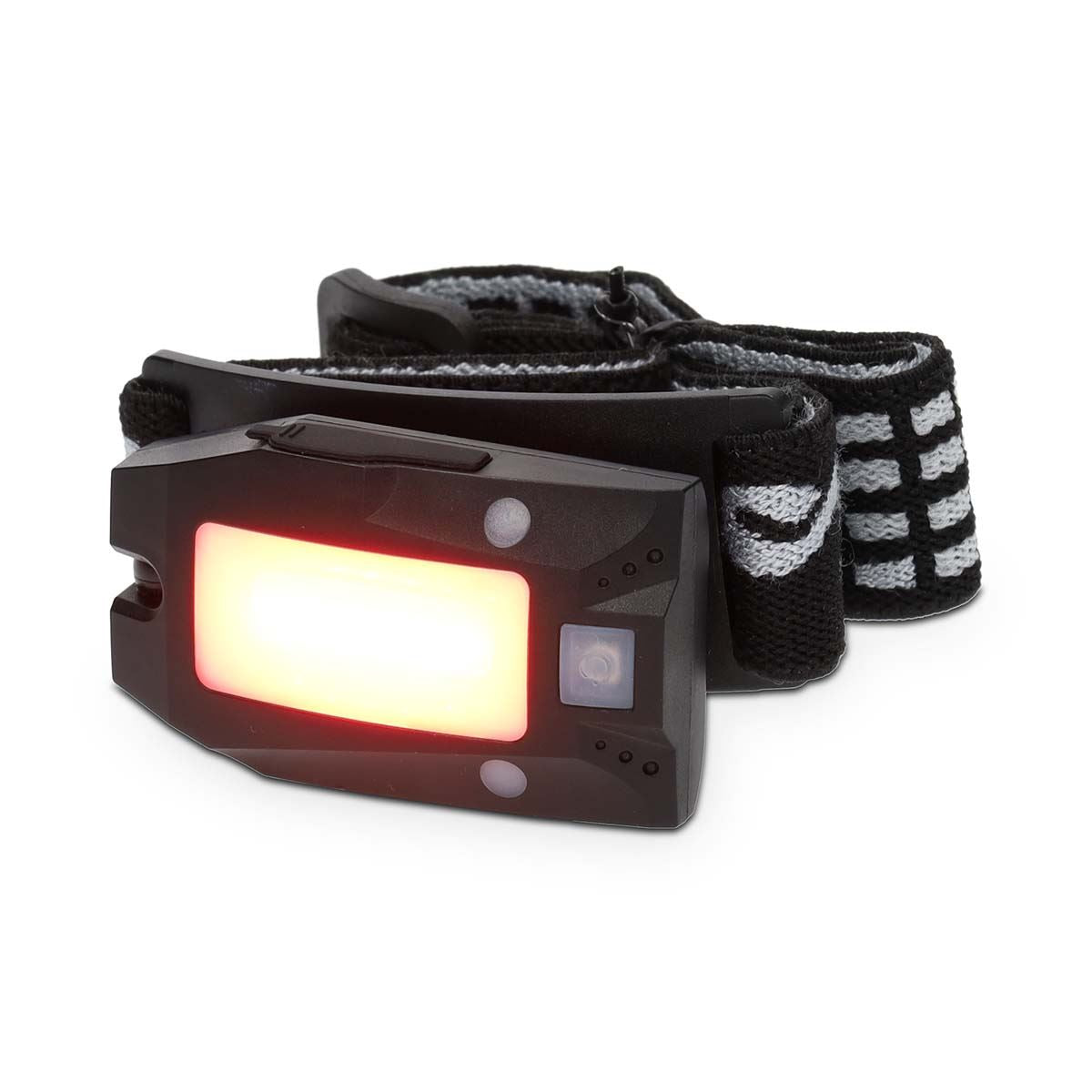 Nedis LED headlight | Battery Powered / USB Powered | 3.7 V DC | Batteries included | Rechargeable | Rated luminous flux: 180 lm | Light range: 20 m