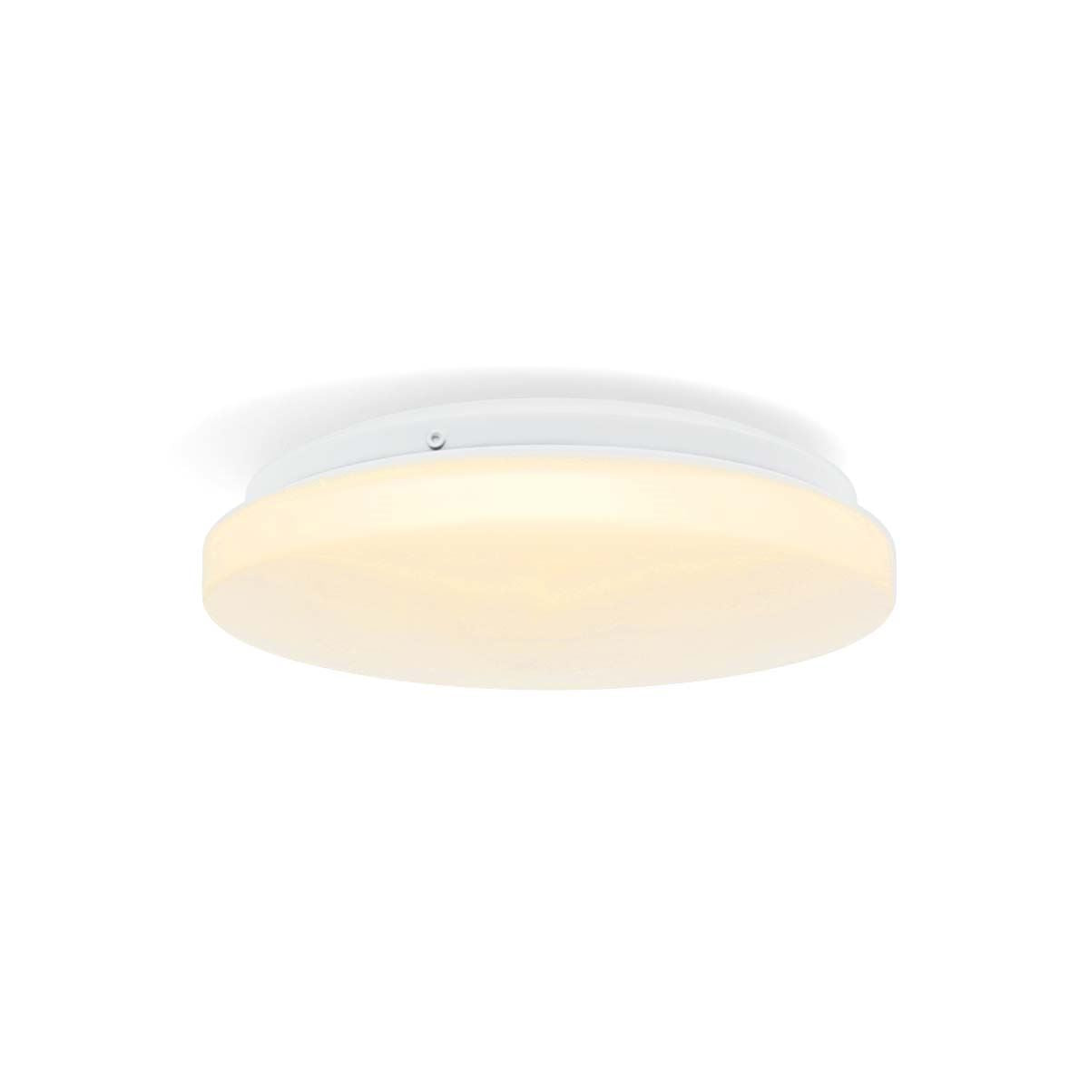 Nedis SmartLife Wi-Fi Ceiling Light, 26cm, Dimmable, Adjustable Colour Temperature 2700K-6500K, Remote & Voice Control, Compatible with Alexa & Google Home, Indoor/Outdoor