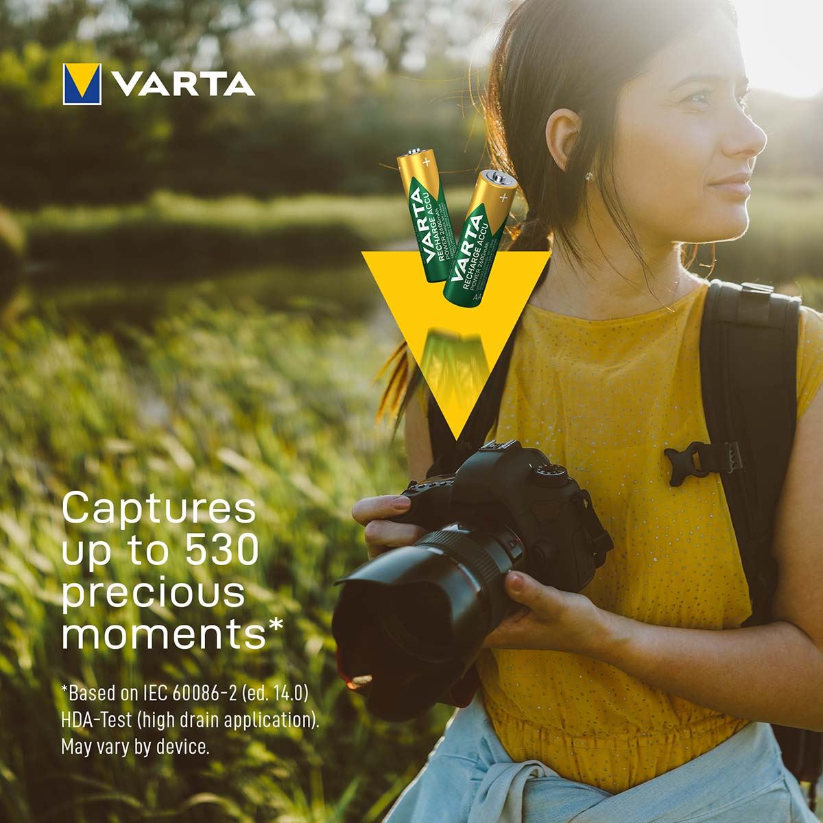 Varta AA Rechargeable NiMH Battery | 1.2 V 2500 mAh 4-Blister