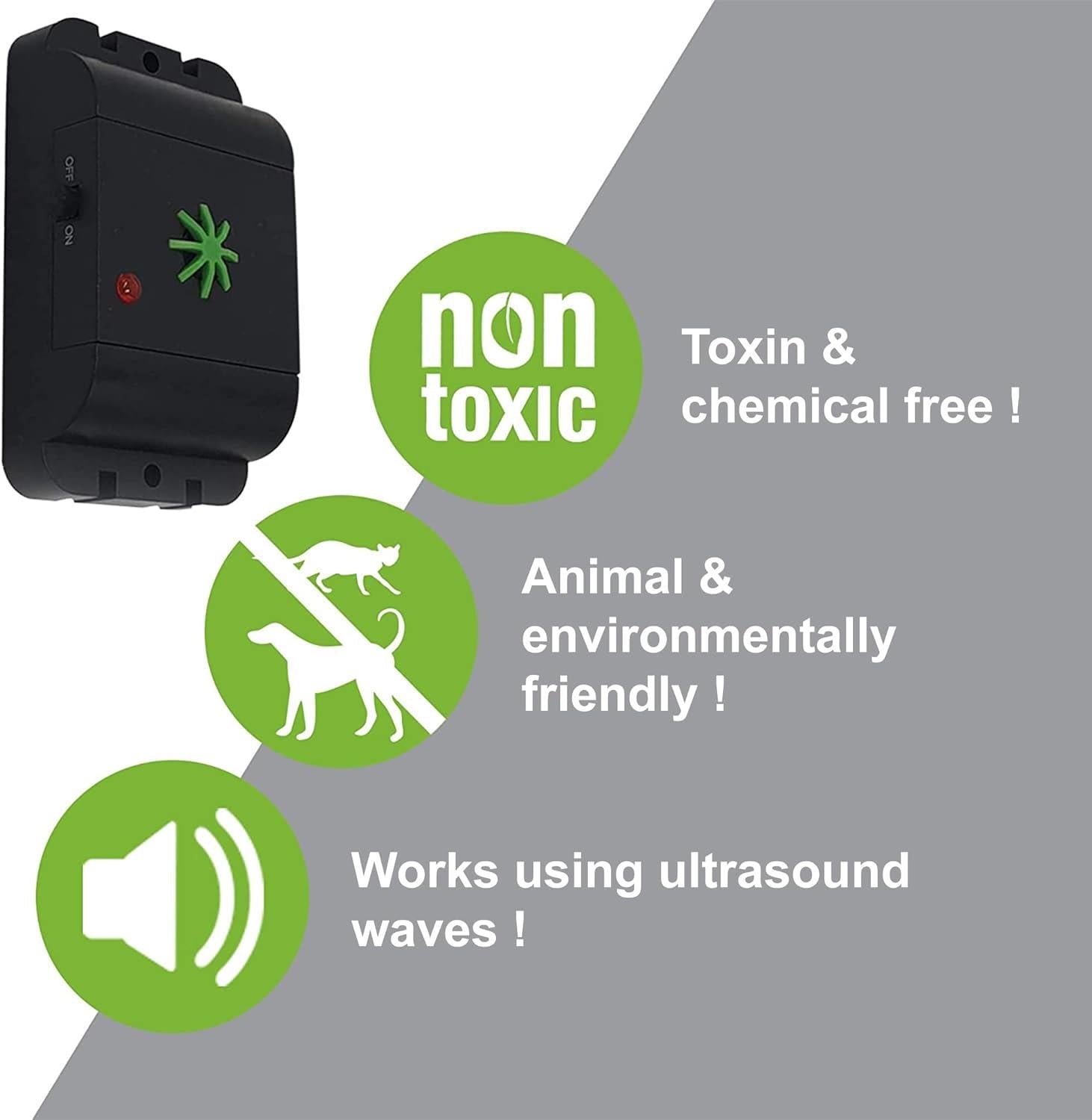 Isotronic Battery Powered Dog and Cat Repellent | 18 - 32 kHz | Outdoor