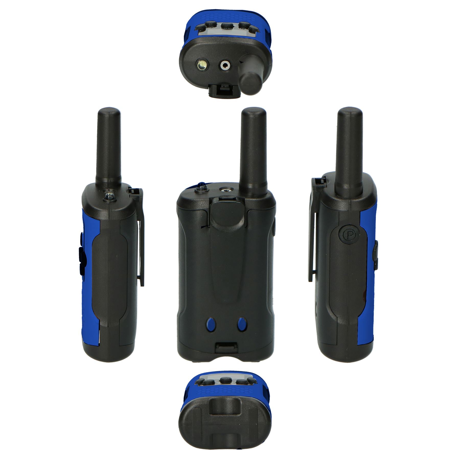 Alecto Walkie-Talkie Set | 2 Handsets | Up to 7 km | LCD | Frequency channels: 8 | VOX | up to 3 Hours | Black / Blue