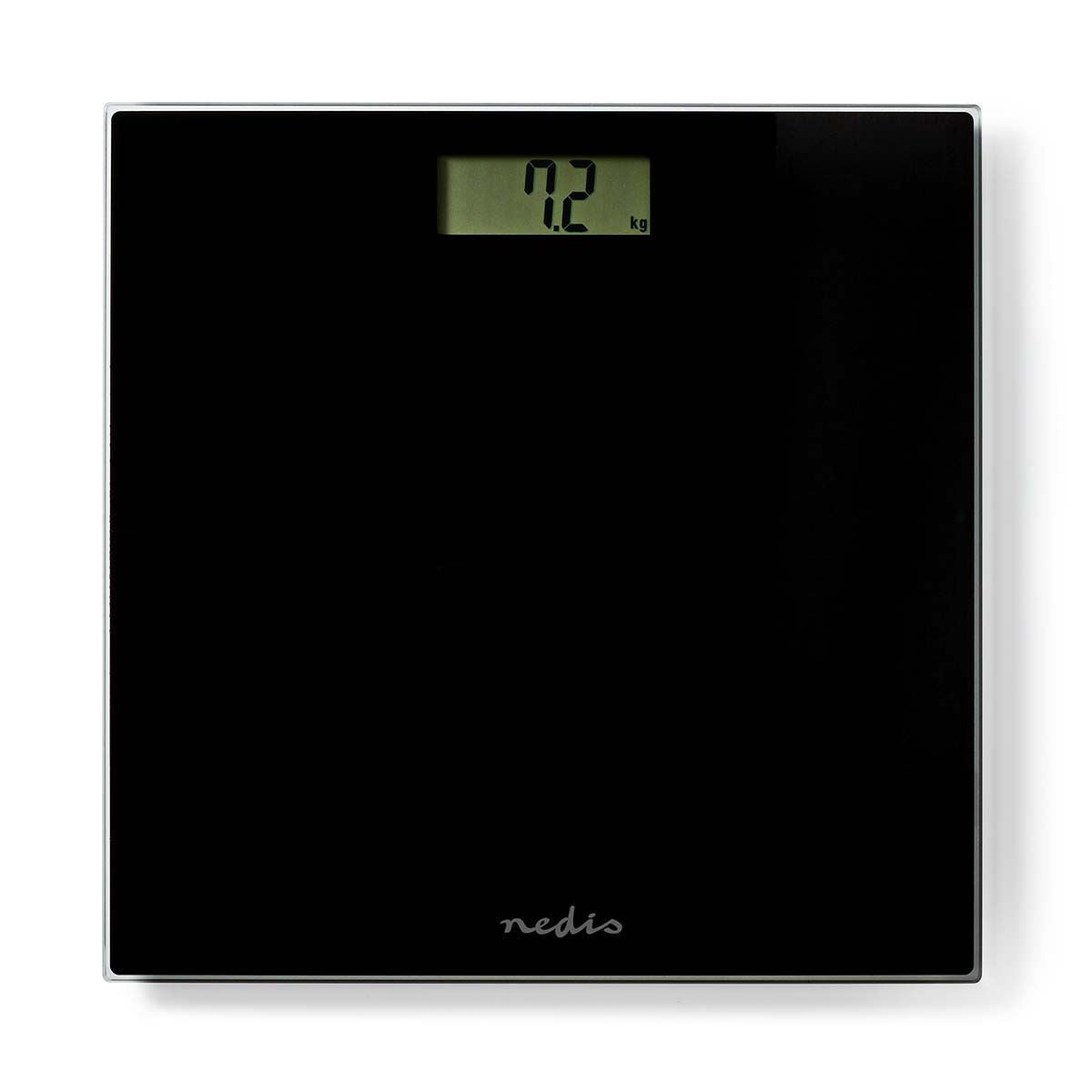 Nedis Personal Digital Weighing Scales, Tempered Glass | Max Weight 150 kg | Black