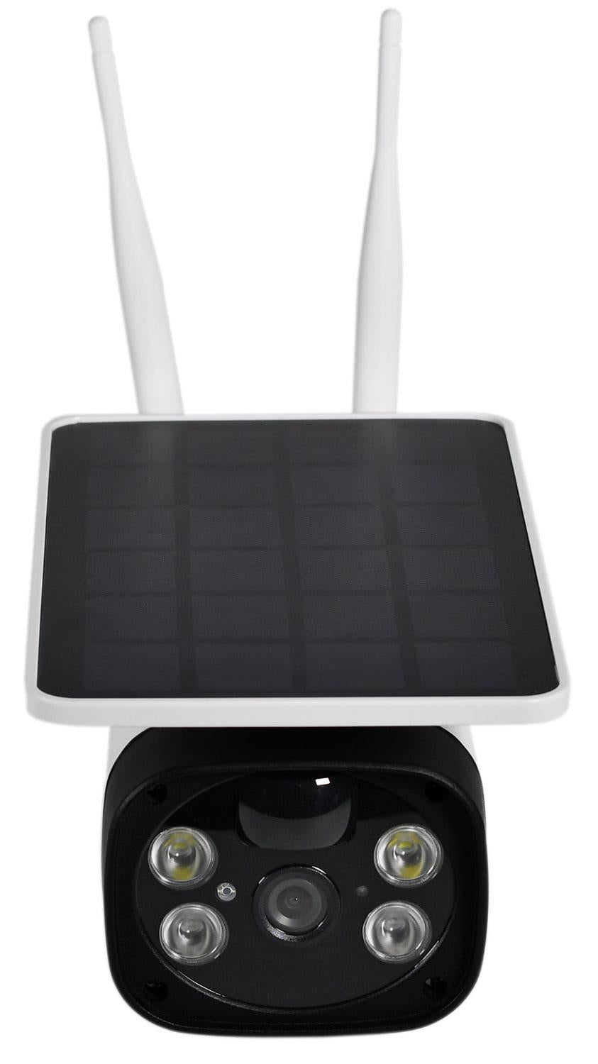 Mercury WiFi Solar Security Camera Outdoor | HD 2MP PIR Motion Detection, 2-Way Audio, LED Night Vision | TUYA App Control | Rechargeable Battery | Commercial CCTV for Remote Monitoring