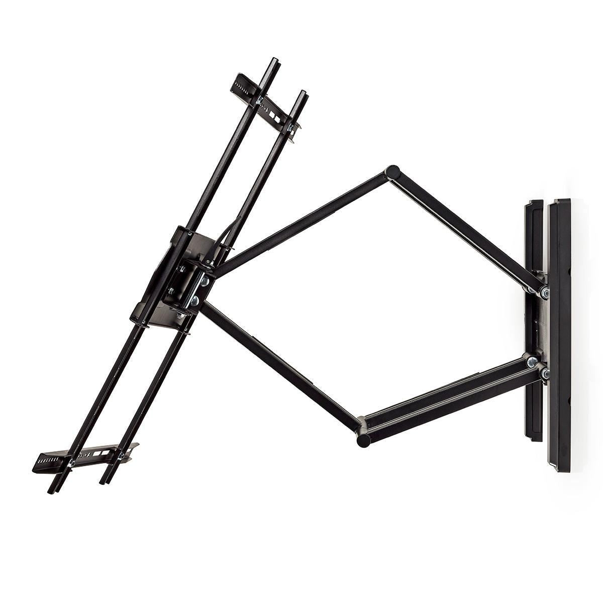 Nedis Full Motion TV Wall Mount | 43 - 100 " | Maximum supported screen weight: 70 kg | Tiltable | Rotatable | Minimum wall distance: 70 mm | Maximum wall distance: 800 mm | 3 Pivot point(s) | Steel | Black