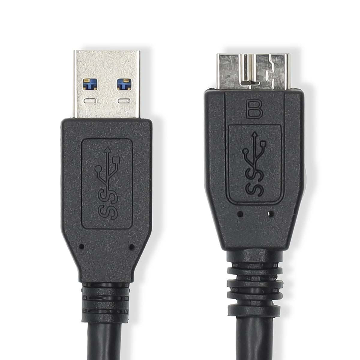 Nedis USB Cable | USB 3.2 Gen 1 | USB-A Male | USB Micro-B Male | 5 Gbps | Nickel Plated | 1.00 m | Round | PVC | Black | Label