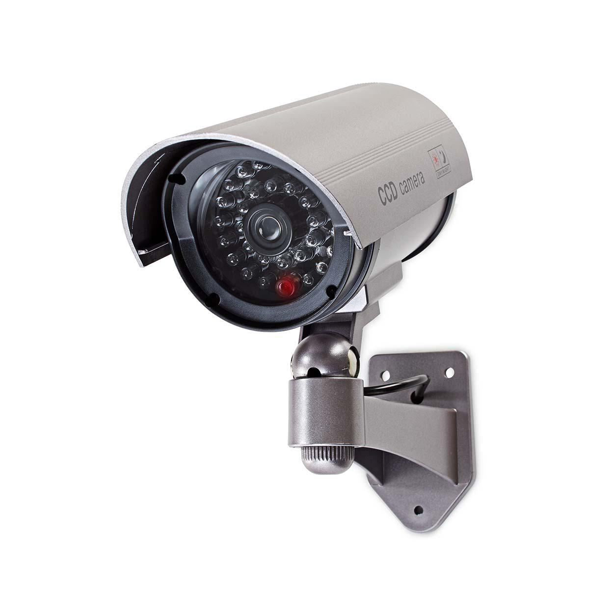 Nedis Dummy Security CCTV Fake Camera | Bullet | IP44 | Grey