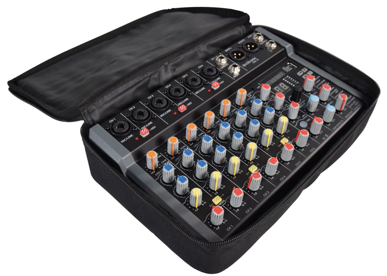 Citronic CMA-10 Compact Mixer with DSP FX and Bluetooth / USB Play & Record