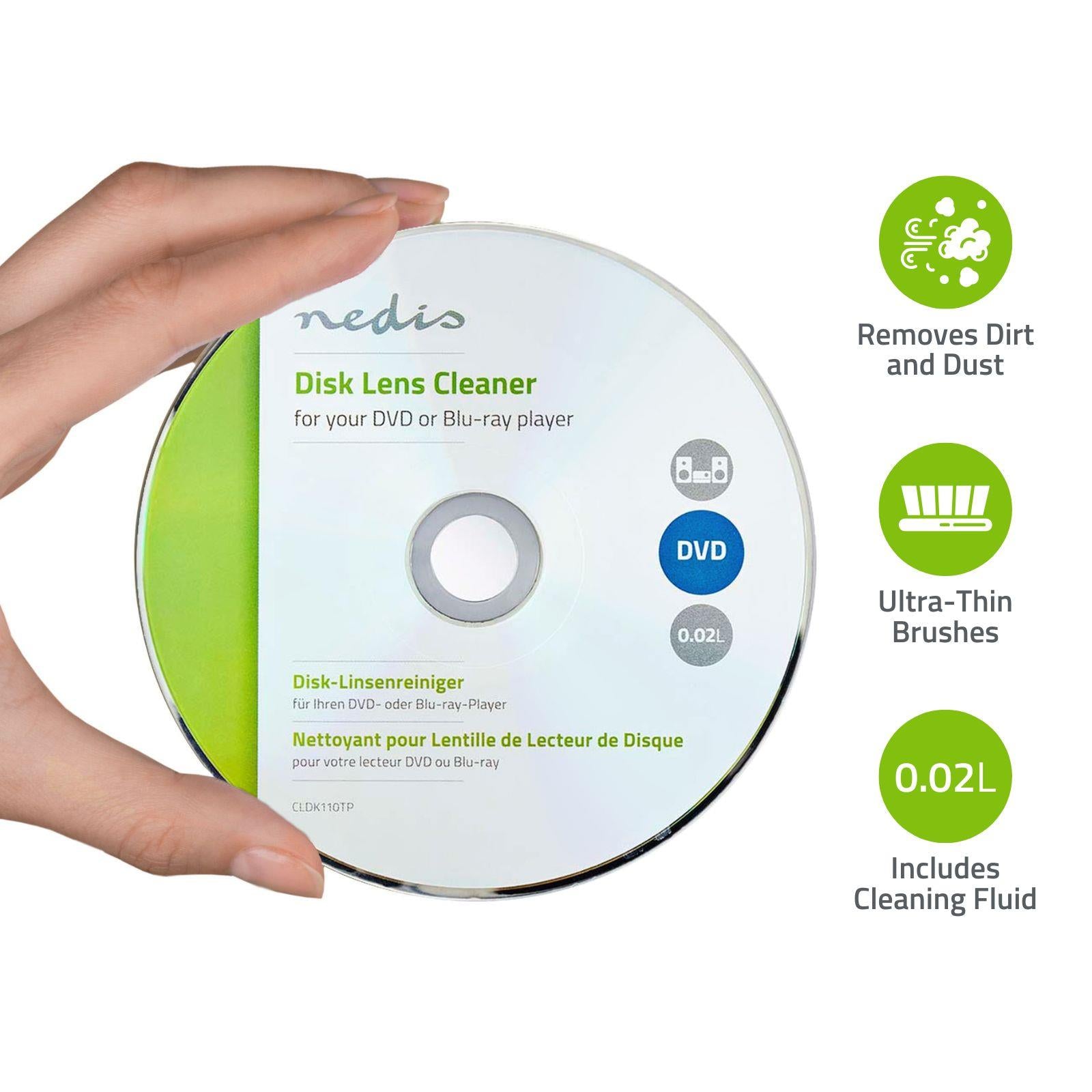 Nedis Disc Lens Cleaner | Blu-ray | DVD | 20 ml