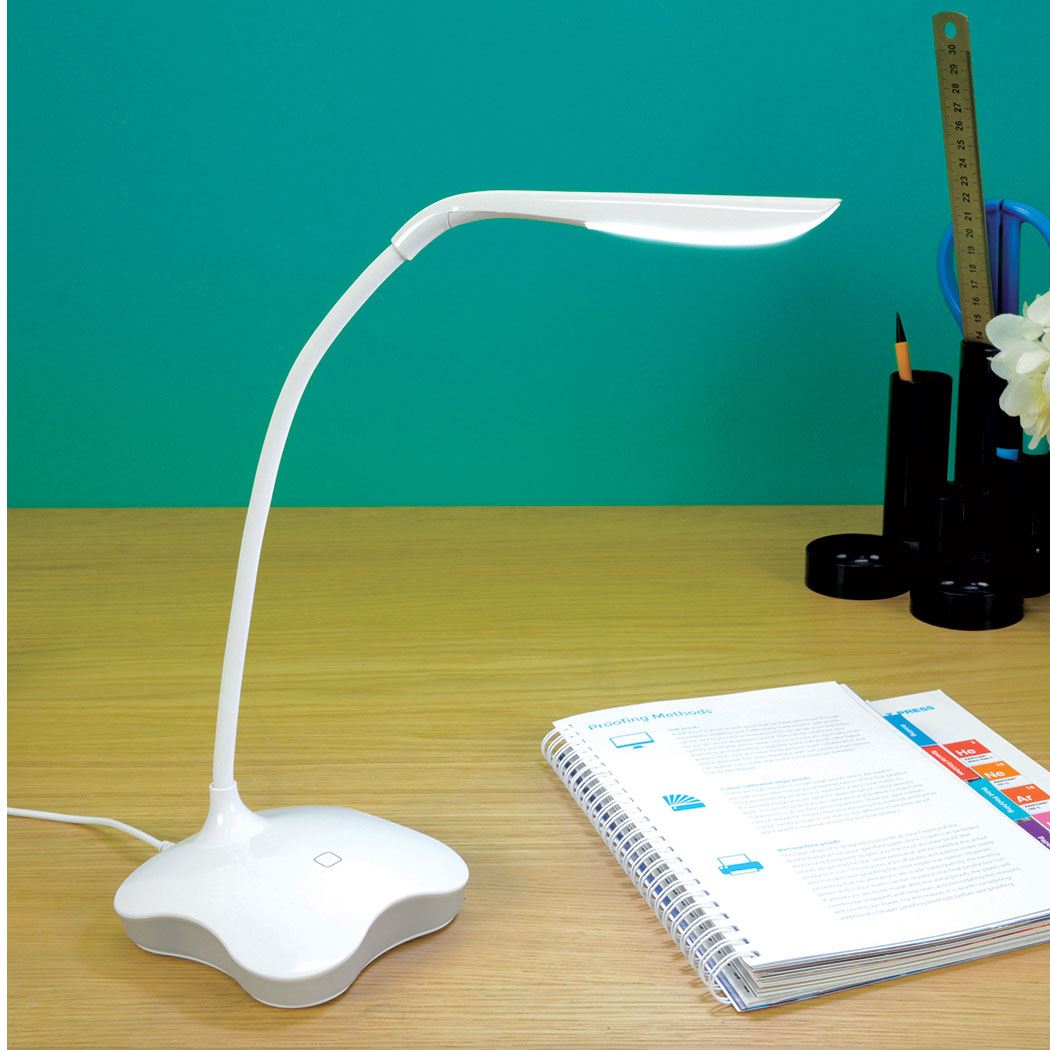 Dimmable Touch Sensor USB LED Desk Table Night Bedside Reading Lamp Light