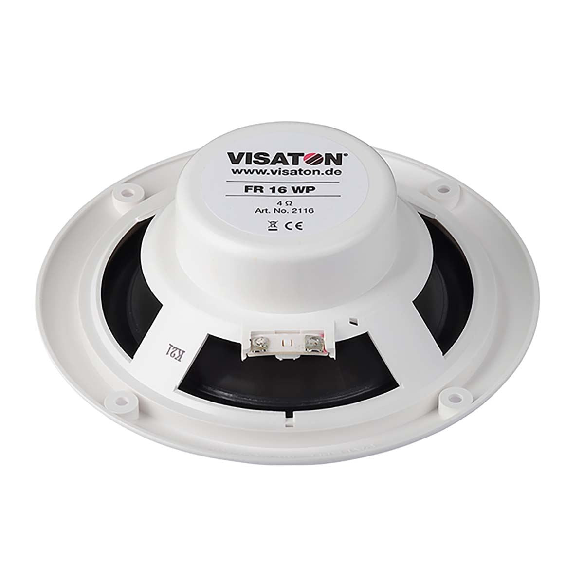 Visaton FR 16 WP - 4 Ohm Saltwater resistant 16 cm (6.5") full-range speaker - White
