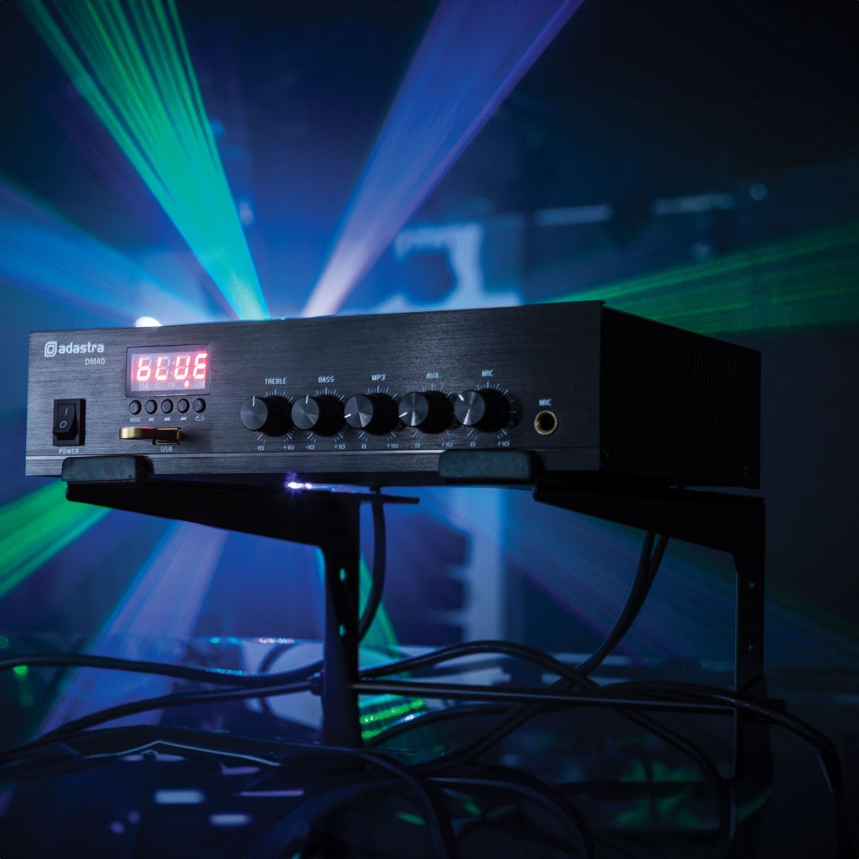 Adastra DM40 40W 100V Line Digital Mixer Amplifier with BT/FM/USB