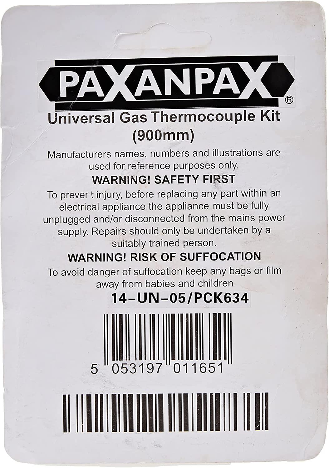 Universal Gas Thermocouple Kit, 900 mm