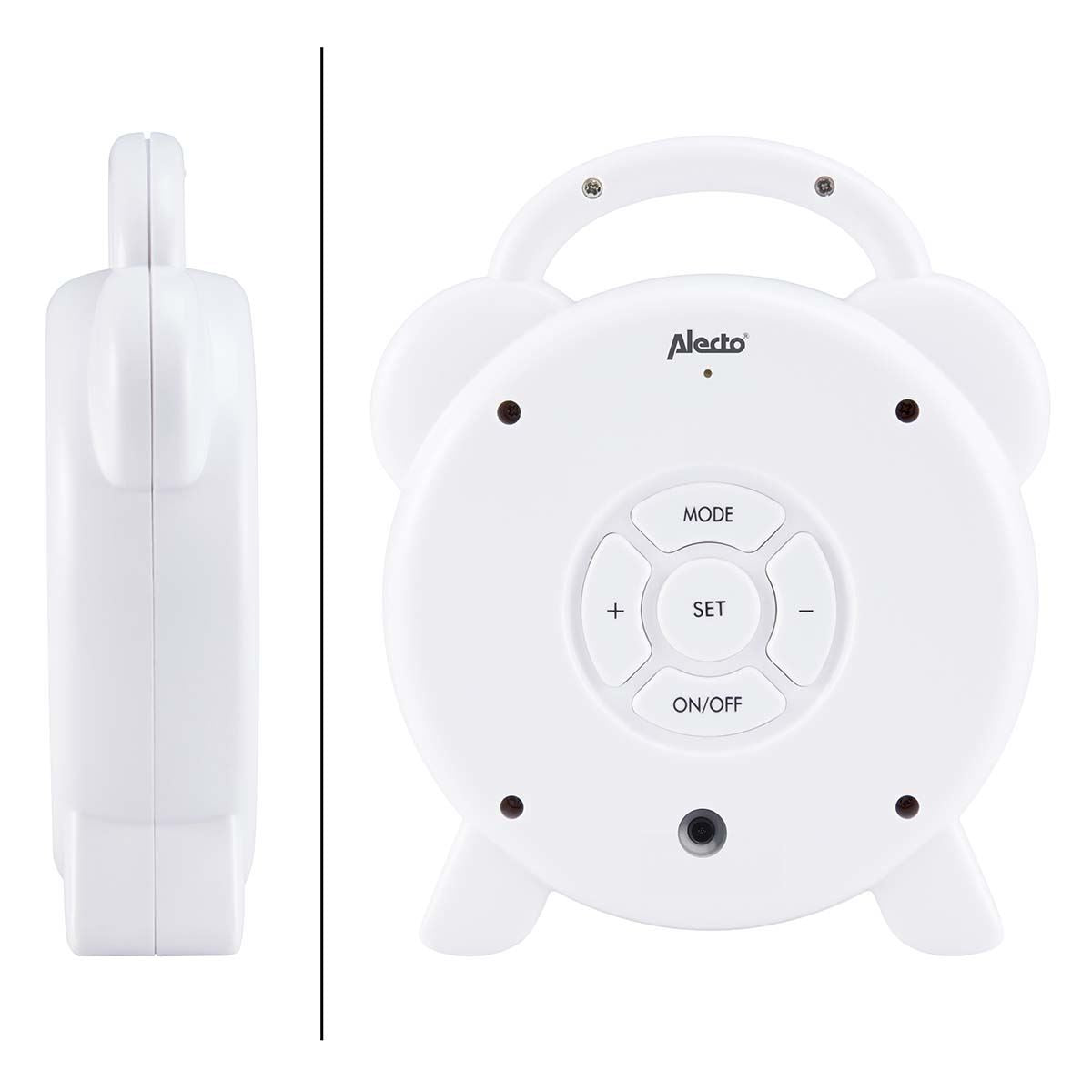 Alecto Childrens Sleep Trainer & Night Lamp Light / Alarm Clock Paula the Panda - White