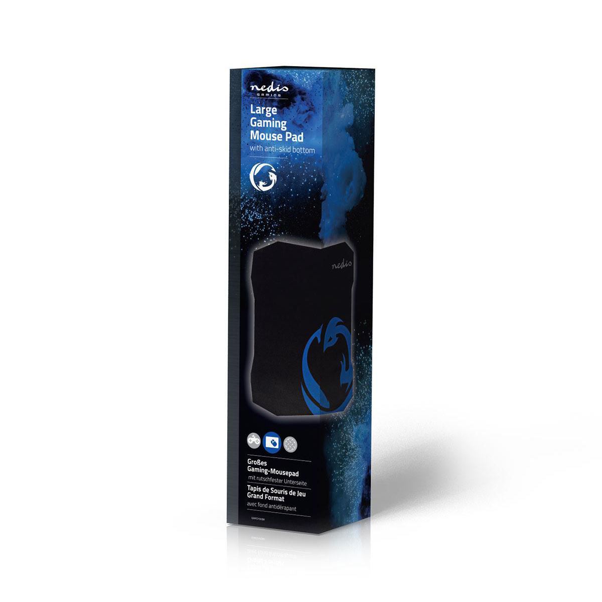 Nedis Gaming Mouse Pad | Microfiber / Rubber | Black