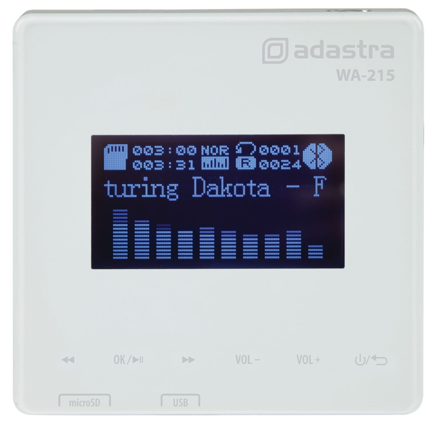 Adastra WA-215 In-Wall Amplifier & Ceiling Speaker Set with Inbuilt Media Player and Bluetooth