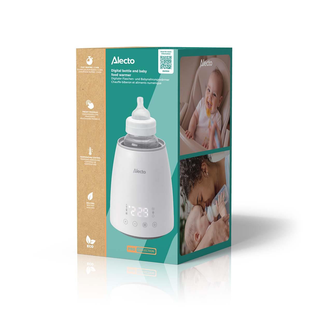 Alecto Fast Bottle / Food Warmer / Steriliser with Smart Temperature Control, Warms Evenly