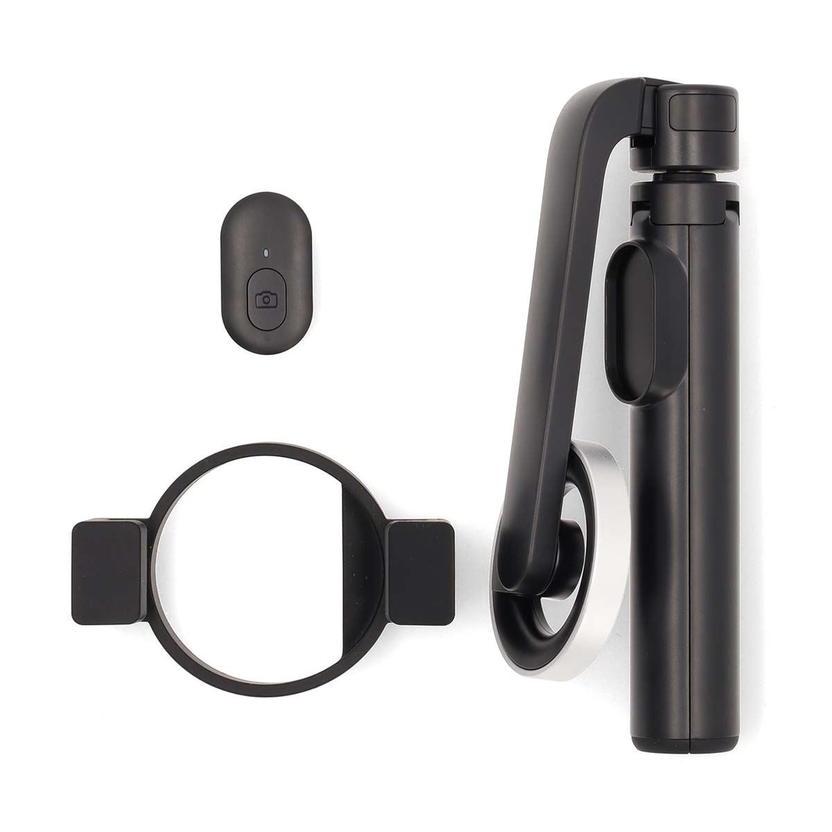 Nedis Bluetooth® Selfie Stick | Bluetooth® version: 5.0 | Maximum screen size: 7 " | Folded lenght: 17 cm | Unfolded length: 61 cm | Maximum weight capacity: 1000 g | Battery Powered