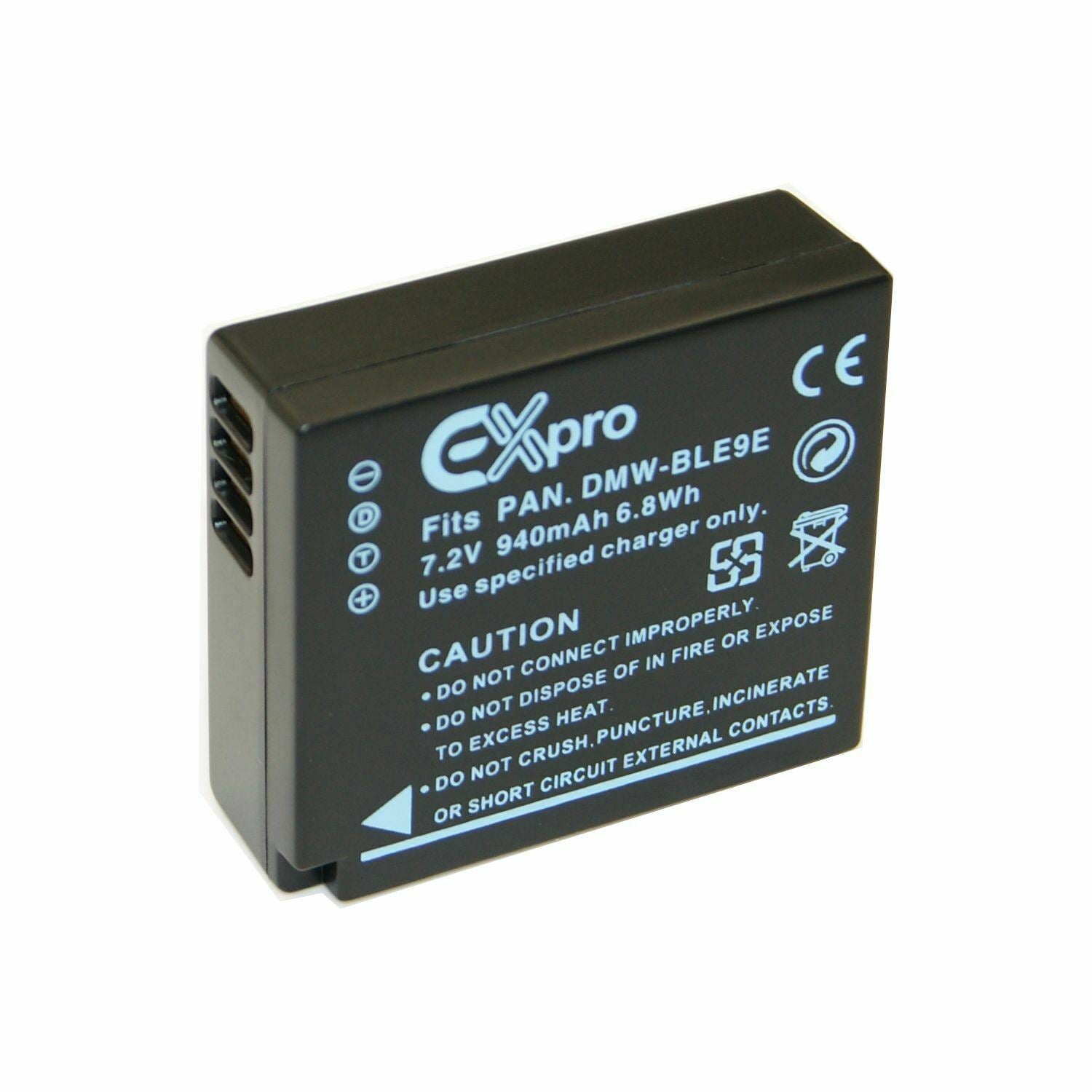 Ex-Pro Panasonic DMW-BLE9 DMW-BLE9E DMW-BLE9PP Panasonic Li-on Digital Camera Battery