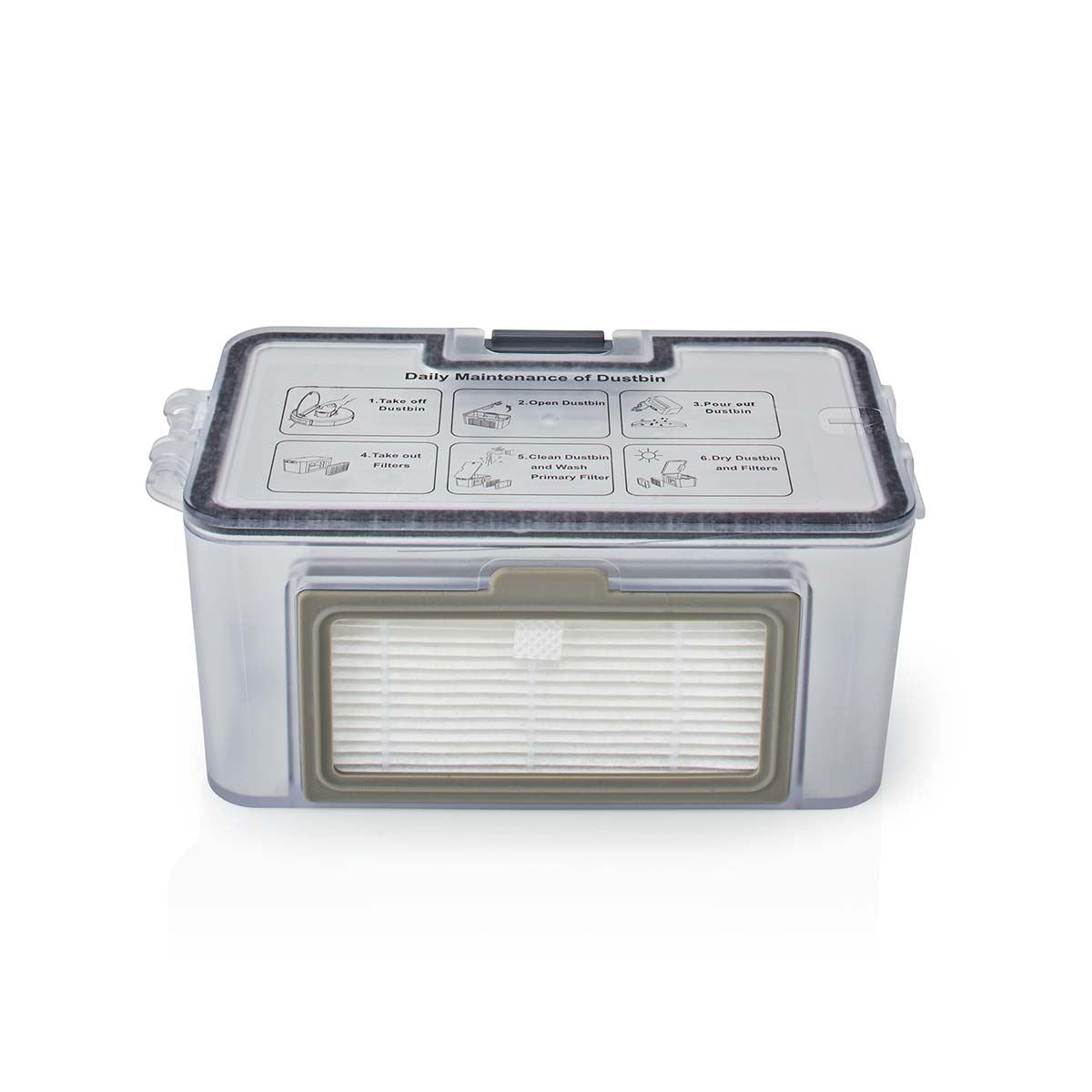 Nedis SmartLife Robot Vacuum Cleaner | Random | Wi-Fi | Capacity collection reservoir: 0.2 l | Automatic charging | Maximum operating time: 1.8 hrs | Black | Android™ / IOS