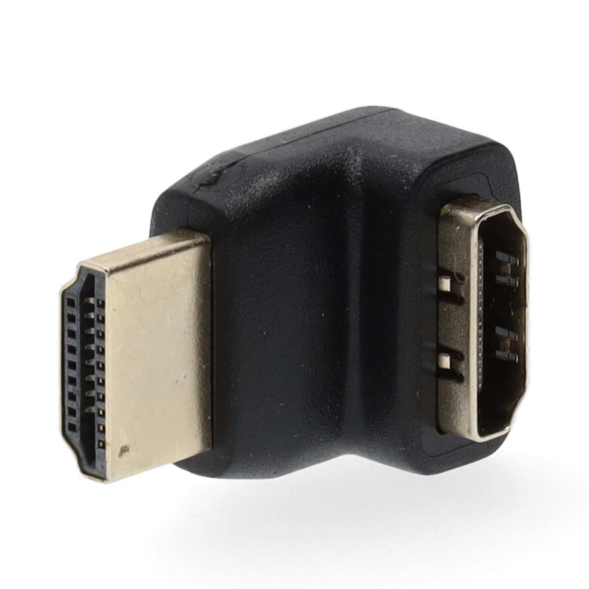 Nedis HDMI™ Adapter | HDMI™ Connector | HDMI™ Output | Gold Plated | Angled 270° | ABS | Black | 1 pcs | Box