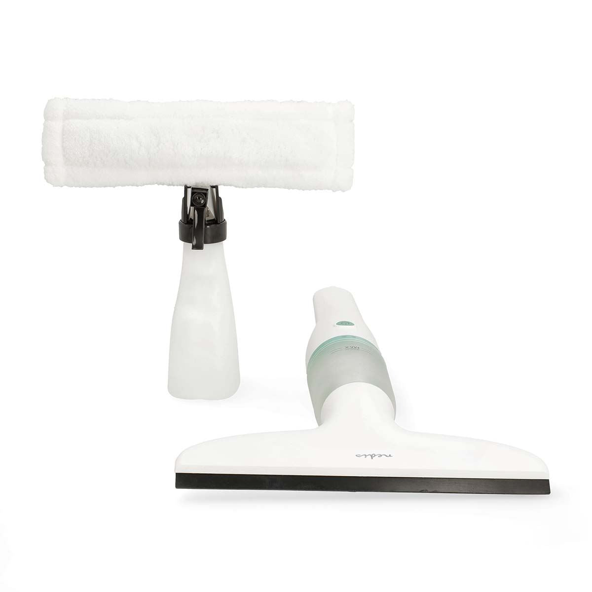 Nedis Window Vacuum Cleaner | 12 W | 1200 Pa | Capacity dirty water tank: 60 ml | Removable dirty water tank | Green / White