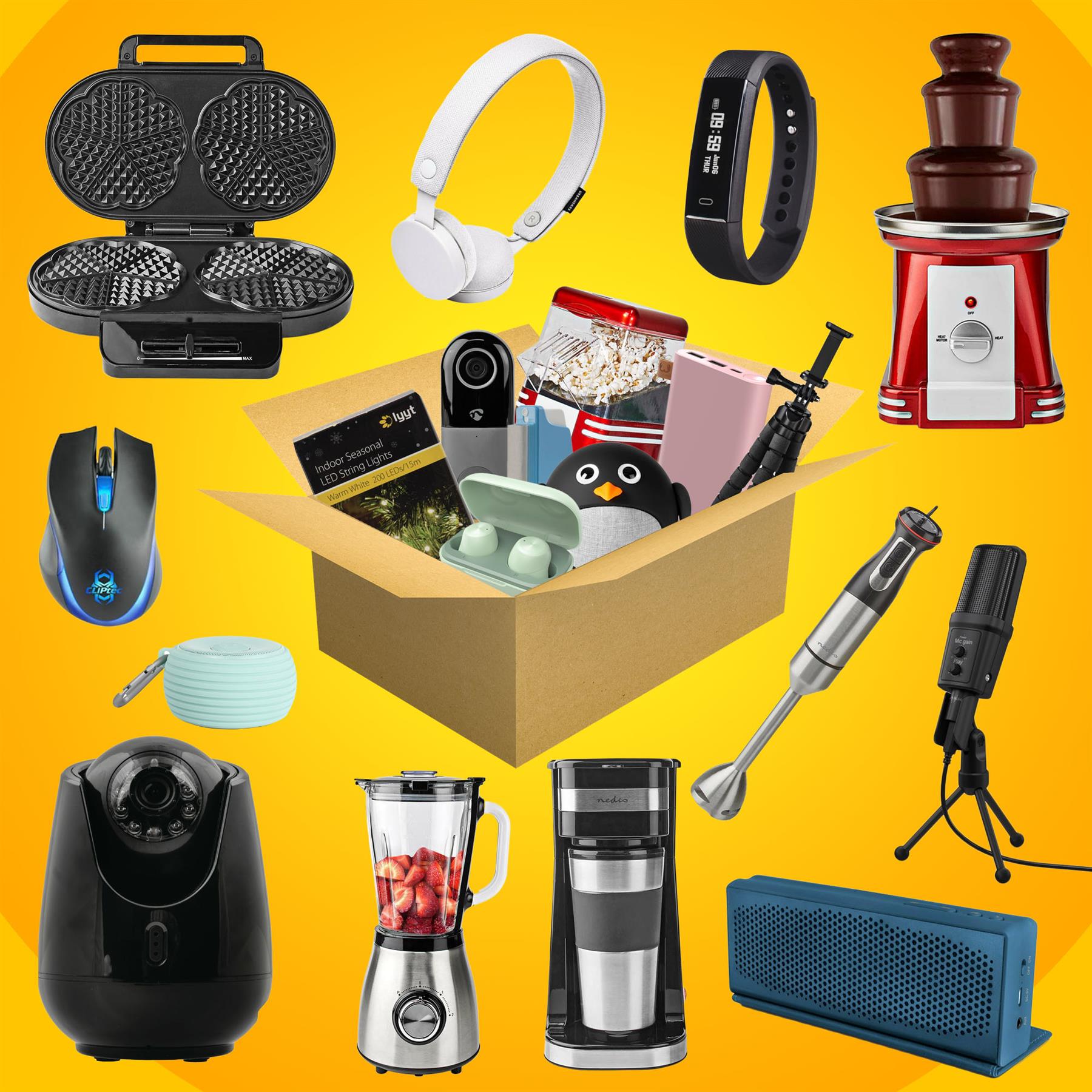 Mystery Box Deal - Gifts, Gadgets, Electronics and more  - up to 8 Gadgets Per Box!