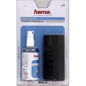 Hama Record Cleaning Kit for Vinyl | LP | Cleaning brush and Fluid