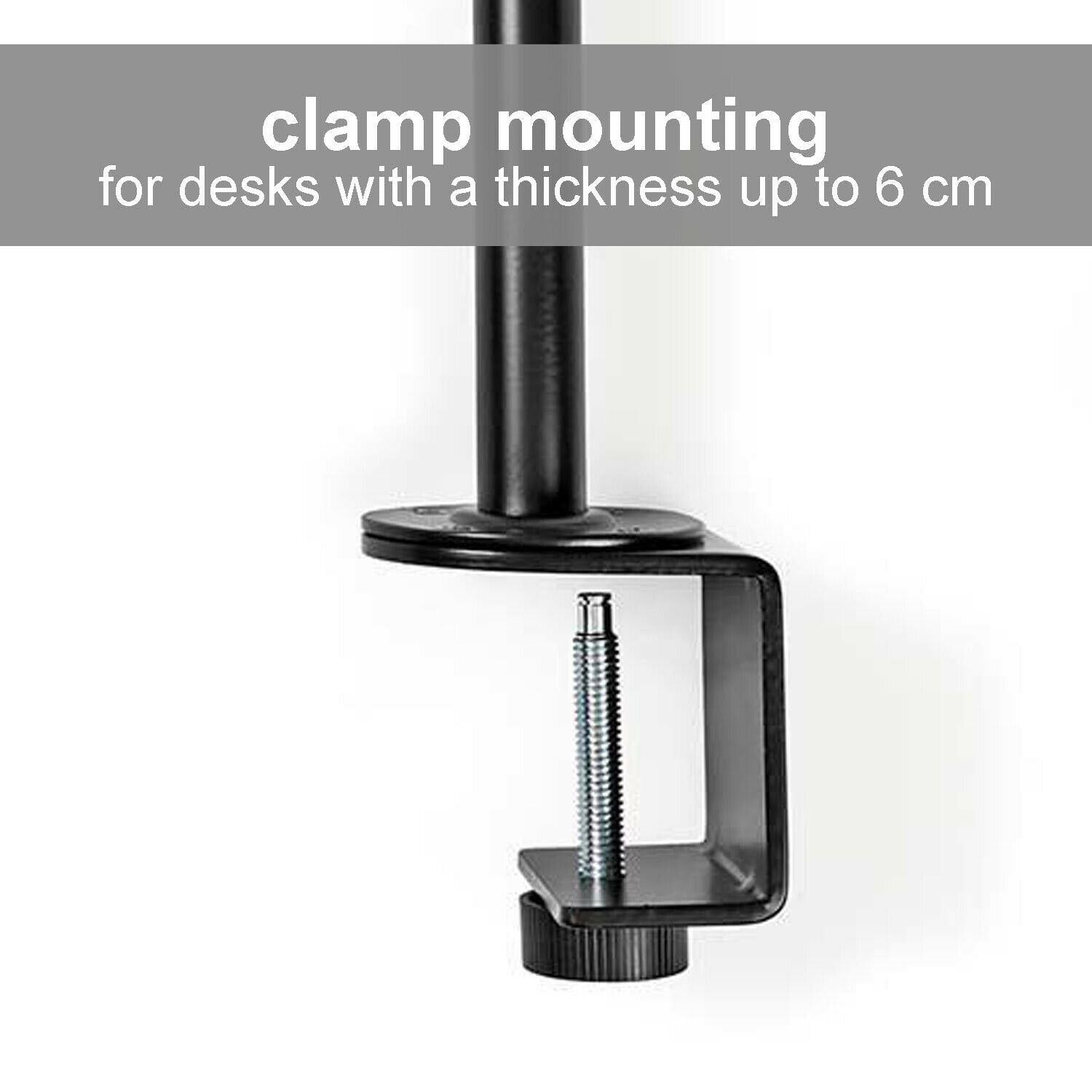 Nedis Desk Monitor Mount | 1 Screen | 15 - 32 " | 75x75 / 100x100 | Full Motion